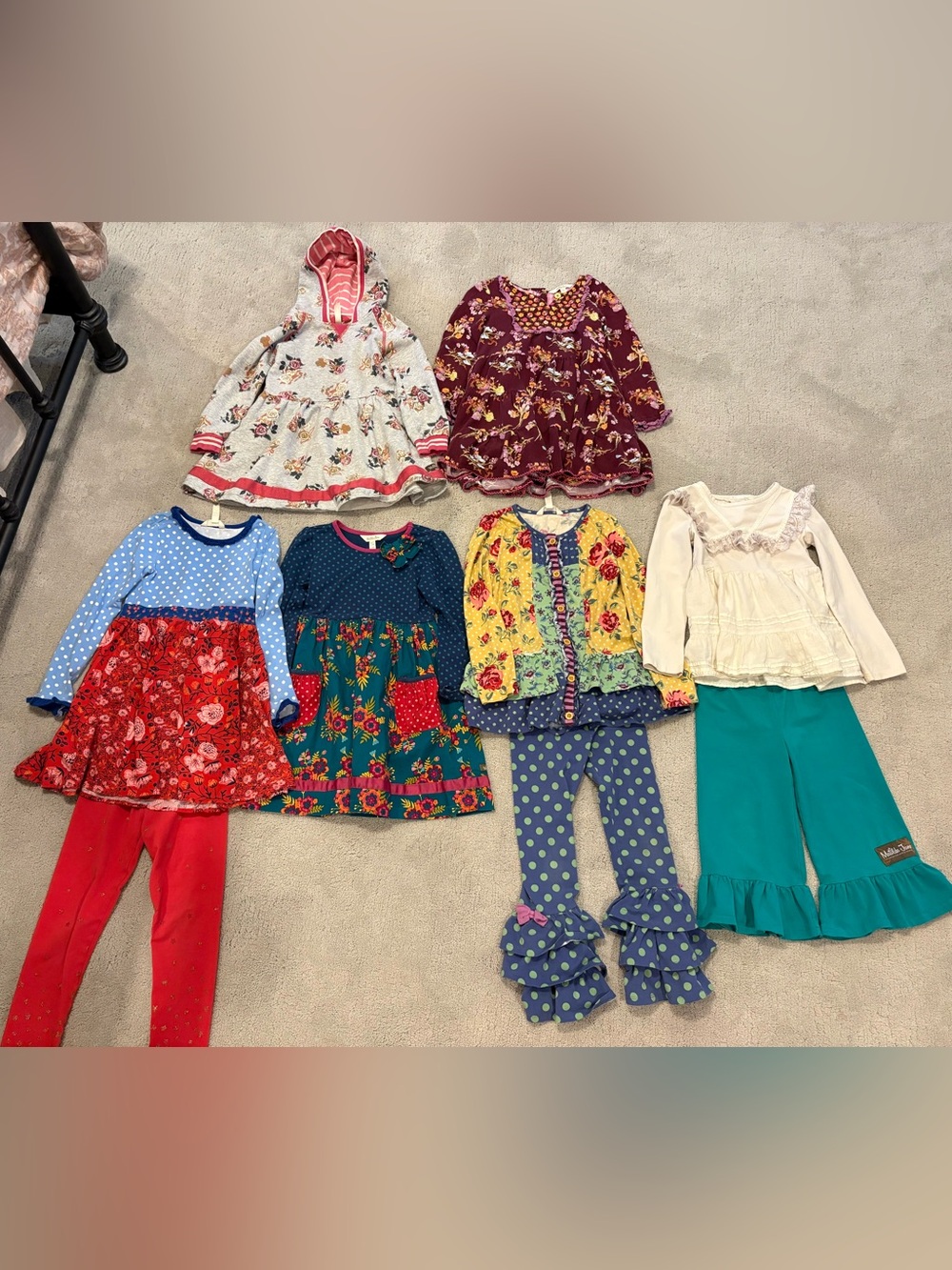 Matilda Jane Girl’s Clothing Fall Winter Bundle Lot Size 6 Fun Cute